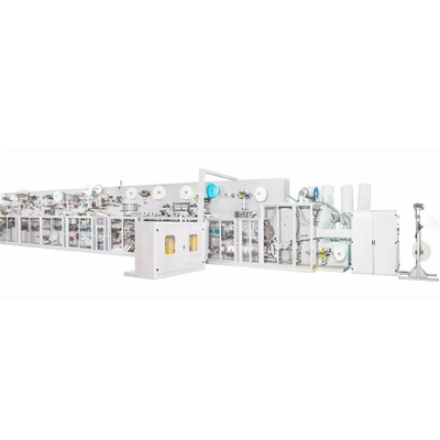 Full servo disposable baby diaper sanitary napkin lady pad making machine from China manufacturer
