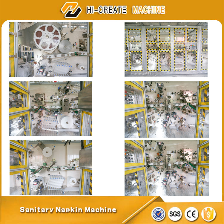 A Servo Or Full Servo Automatic Pad Production Line 600 - 800pcs/Min