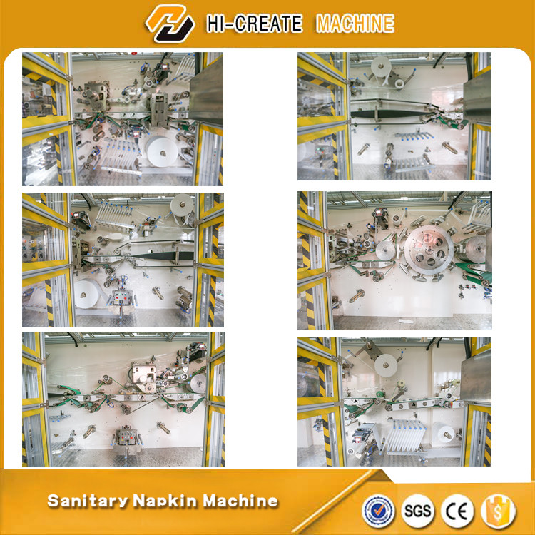 A Servo Or Full Servo Automatic Pad Production Line 600 - 800pcs/Min
